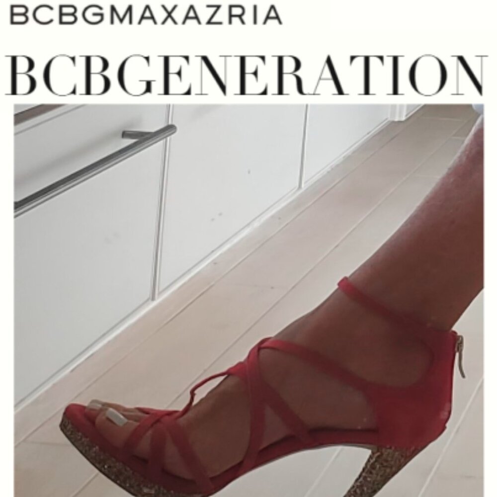 BCBGMAXAZRIA/BCBGENERATION SANDALS - Fuchsia